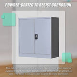 Two-Door Shelf Office Gym Filing Storage Locker Cabinet Safe - Extra Image