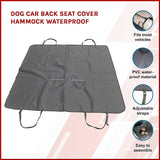Dog Car Back Seat Cover Hammock Waterproof - Side View