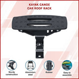 Kayak Canoe Car Roof Rack - Side View