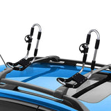 Roof Mount Car J-Bar Kayak Canoe Rack - Front View