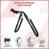 Bicycle Surfboard Rack Carrier - Side View