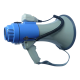 25W Megaphone PA System Loud Speaker Voice Recorder - Rear View