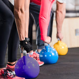 8KG, 12KG, 16KG Pro-Grade Steel KettleBell Set - Front View