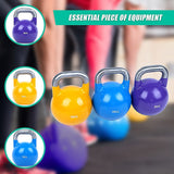 8KG, 12KG, 16KG Pro-Grade Steel KettleBell Set - Low Angle