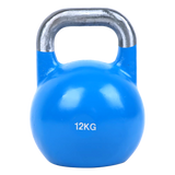 8KG, 12KG, 16KG Pro-Grade Steel KettleBell Set - Close-Up Angle