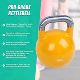 16KG Pro-Grade Steel KettleBell - Low Angle