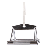 Close Grip Seated Row Handle Bar Triangle Cable Attachment - Top-Down View