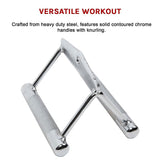 Close Grip Seated Row Handle Bar Triangle Cable Attachment - Extra Image