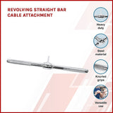 Revolving Straight Bar Cable Attachment - Side View