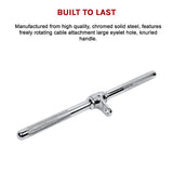 Revolving Straight Bar – Gym Cable Attachment for Tricep, Bicep & Pulley Workouts