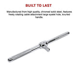 Revolving Straight Bar Cable Attachment - 45-Degree Angle