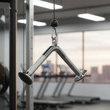 Triceps Press Push Down Bar  Gym Cable Attachment for Arm & Strength Training