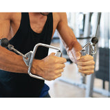 Single Stirrup Handle Cable Grip  Gym Pulley Attachment for Strength Training
