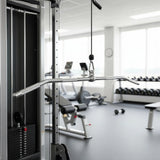 48" Lat Pulldown Bar Cable Attachment  Gym Handle for Back & Strength Training
