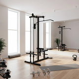 Lat Pulldown Low Row Fitness Machine  Home Gym Strength Trainer