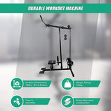 Lat Pulldown Low Row Fitness Machine  Home Gym Strength Trainer