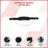 Dipping Dip Weight Lifting Belt - Side View