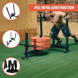 Heavy Duty Gym Sled with Harness - Close-Up Angle