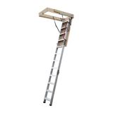 Deluxe Aluminium Attic Loft Ladder - 2700mm to 3050mm - Extra Image
