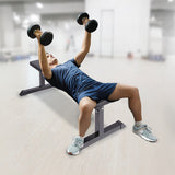 Weights Flat Bench Press Home Gym - Front View