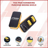 Thai Pads Kickboxing Punching Boxing Shield - Side View