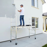 Professional Aluminium Safety Scaffolding Scaffold With Hatch - 45-Degree Angle