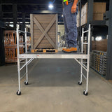 Professional Aluminium Safety Scaffolding Scaffold With Hatch - Front View