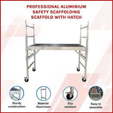 Professional Aluminium Safety Scaffolding Scaffold With Hatch - Top-Down View