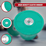 10KG PRO Olympic Rubber Bumper Weight Plate - Rear View