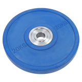 20KG PRO Olympic Rubber Bumper Weight Plate - Top-Down View