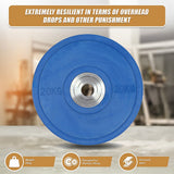 20KG PRO Olympic Rubber Bumper Weight Plate - Close-Up Angle