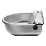 Automatic Water Trough Stainless Steel 304 Bowl - Top-Down View