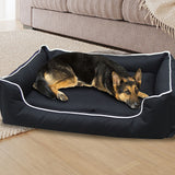 120cm x 100cm Heavy Duty Waterproof Dog Bed - Front View