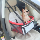 Dog Pet Car Safety Booster Seat Carrier - Front View