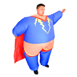 Super Hero Fancy Dress Inflatable Suit - Fan Operated Costume