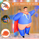 Super Hero Fancy Dress Inflatable Suit - Fan Operated Costume - Extra Image