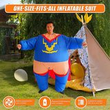 Super Hero Fancy Dress Inflatable Suit - Fan Operated Costume - Extra Image