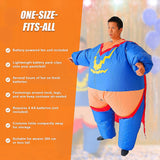 Super Hero Fancy Dress Inflatable Suit - Fan Operated Costume - Extra Image