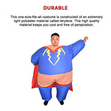 Super Hero Fancy Dress Inflatable Suit - Fan Operated Costume - Extra Image