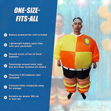 FOOTBALL Fancy Dress Inflatable Suit -Fan Operated Costume - Extra Image