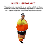 FOOTBALL Fancy Dress Inflatable Suit -Fan Operated Costume - Extra Image