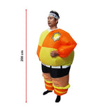 FOOTBALL Fancy Dress Inflatable Suit -Fan Operated Costume - Extra Image
