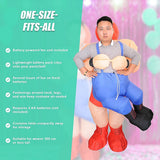 WRESTLER Fancy Dress Inflatable Suit -Fan Operated Costume - Extra Image