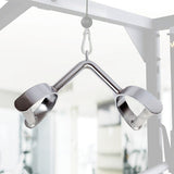 Randy & Travis D-Handle Row Gym Handle Bar Attachment - Front View
