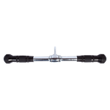 Randy & Travis Rubber Coated Solid Straight Bar Attachment for Cable Machines