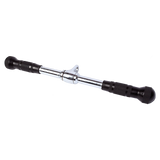 Randy & Travis Rubber Coated Solid Straight Bar Attachment - Rear View