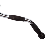 Randy & Travis Rubber-Coated Revolving Curl Row Bar Attachment - 45-Degree Angle
