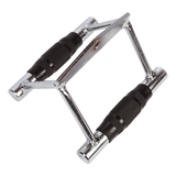 Rubber-Coated Close Grip Triangle Attachment for Lat Pulldown