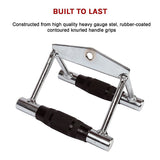 Rubber-Coated Close Grip Triangle Attachment for Lat Pulldown