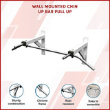 Wall Mounted Chin Up Bar Pull Up - Side View